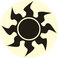 White mana symbol